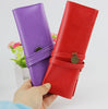 Roll Pu Leather Pen Pencil Case