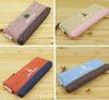 Cotton Cloth Zipped Pencil Case