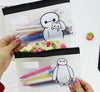 Clear Big Hero Baymax Pen Bag Case