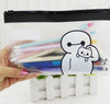 Clear Big Hero Baymax Pen Bag Case