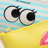 Fashion Girl PU Waterproof Pencil Case